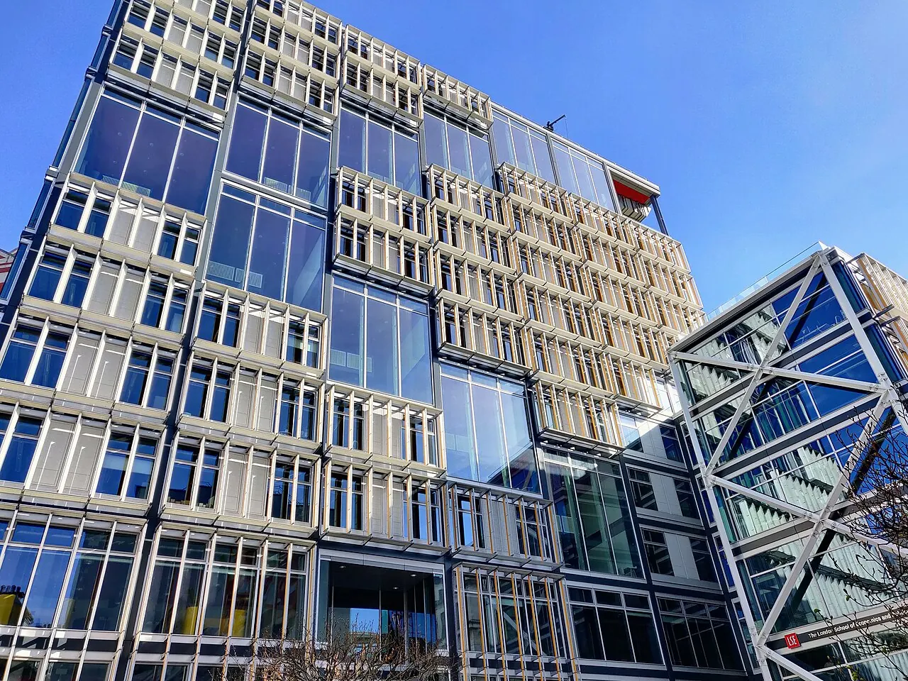 The Centre Building at the London School of Economics, seen from LSE Square